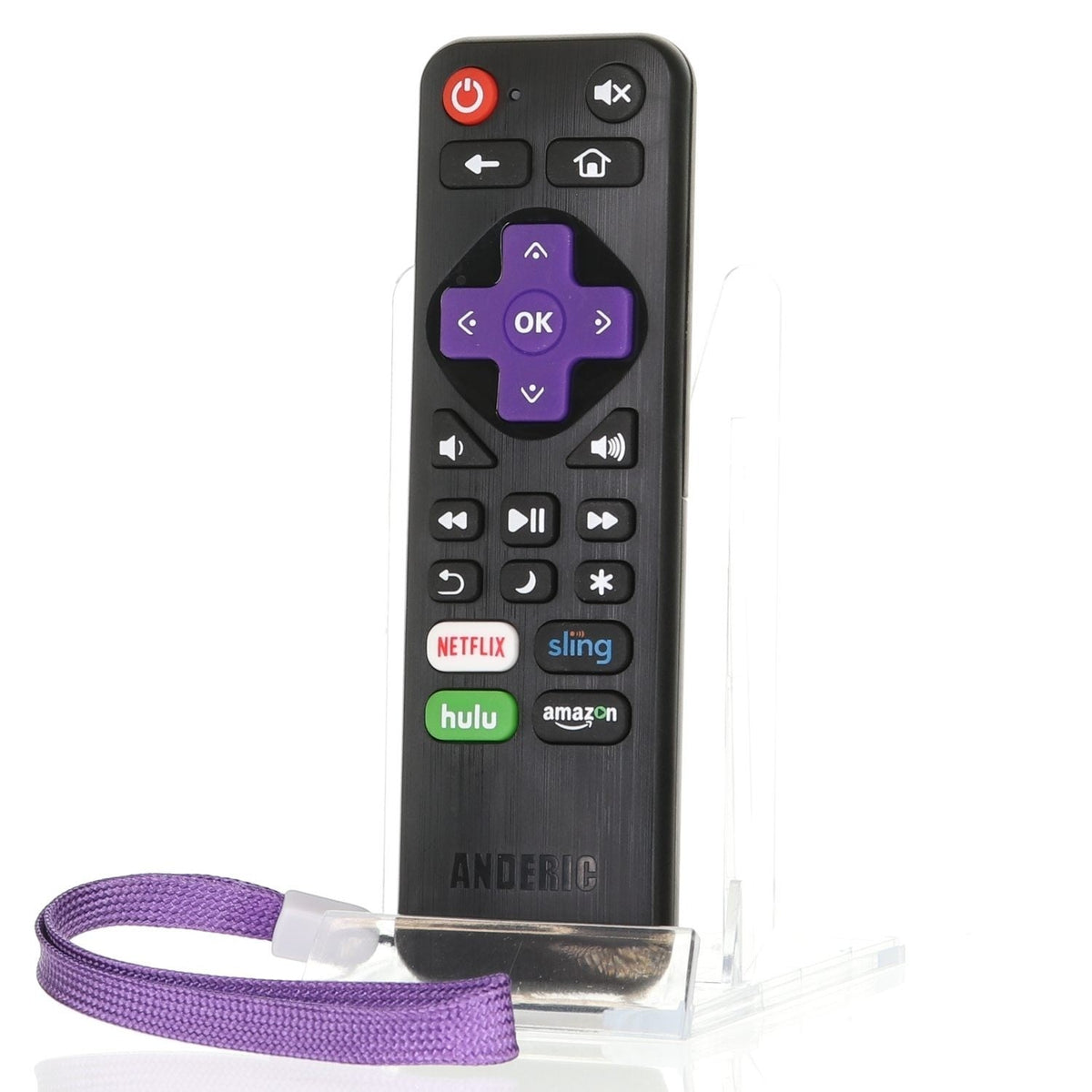 Anderic Substitute for RCA RC-AFIR ROKU TV Remote Control [RRLF16]