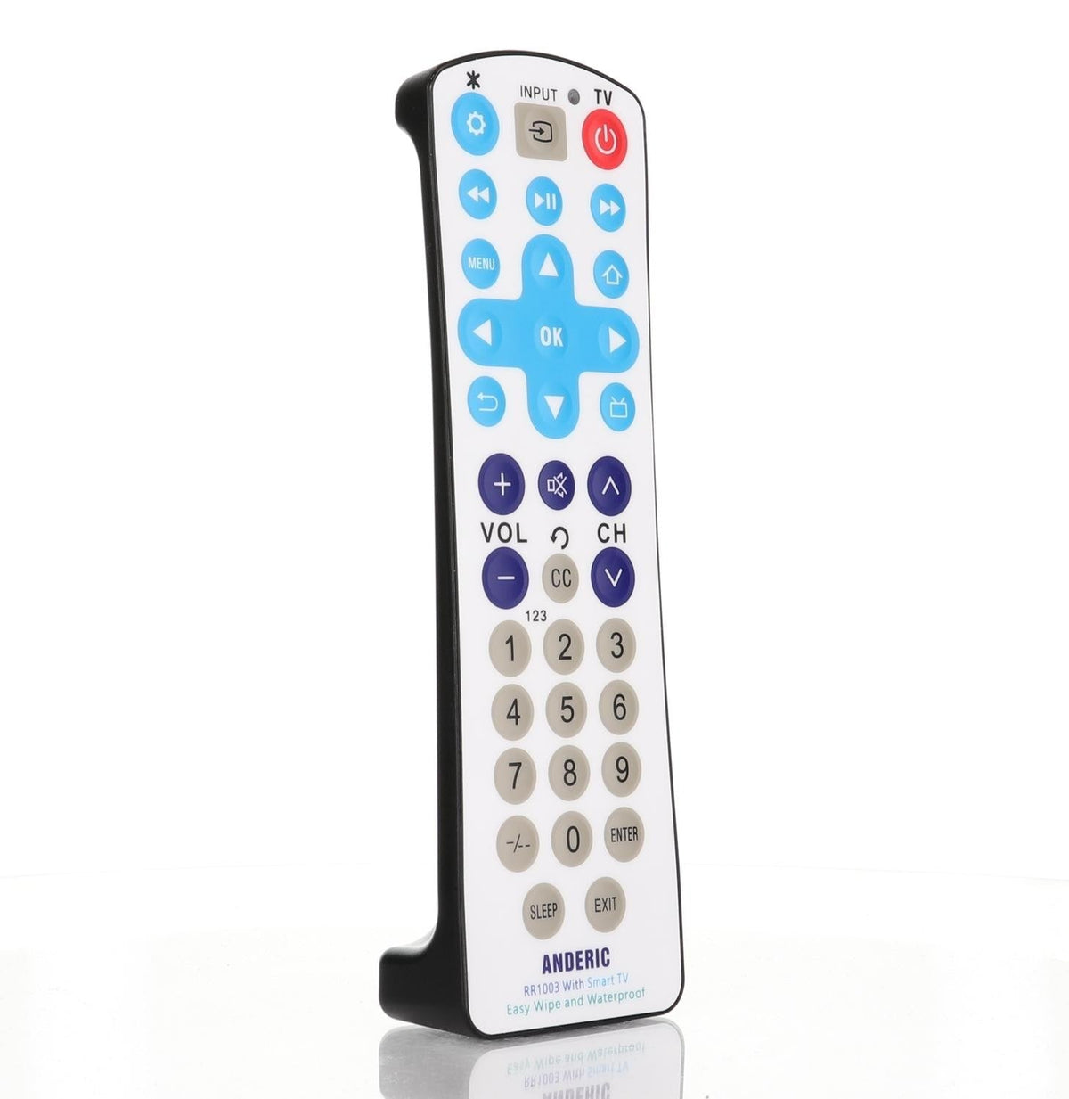 Anderic Substitute for RCA 38W766 Antimicrobial 1-Device Universal Remote Control [RR1003]