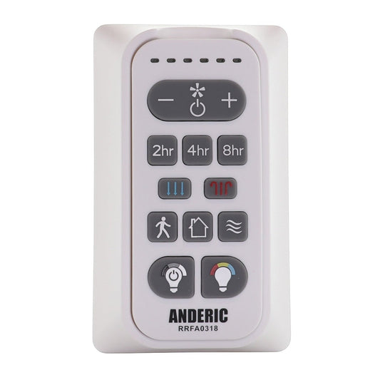 Anderic RRFA0318 Ceiling Fan Remote Control for Harbor Breeze FA0198 | Arbormere 60-in  | Queensdale 60-in | Outermark 60-in - A25-FA0198A