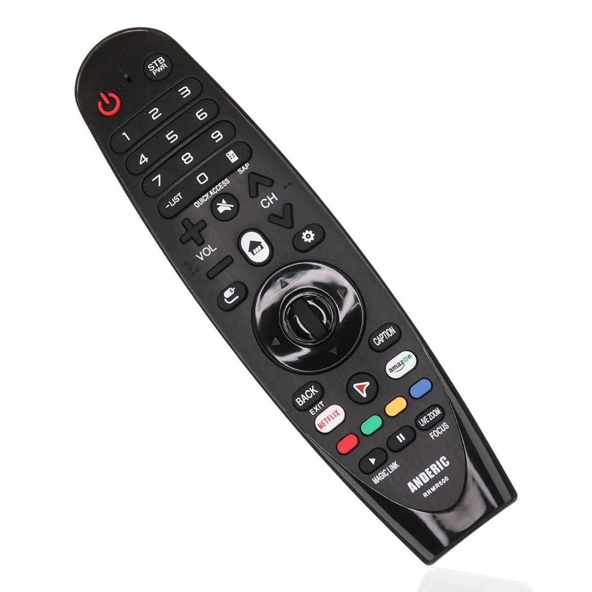 Anderic Substitute For LG ANMR3007 TV Remote Control [RRMR600,NO VOICE]