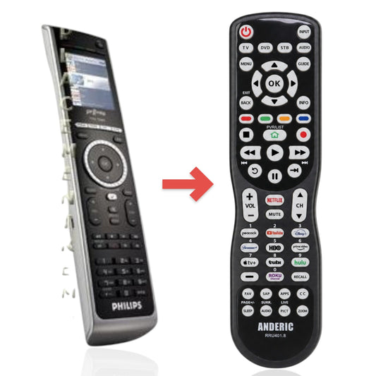 Anderic Substitute for Philips TSU9200 Advanced Universal Remote Control [RRU401]