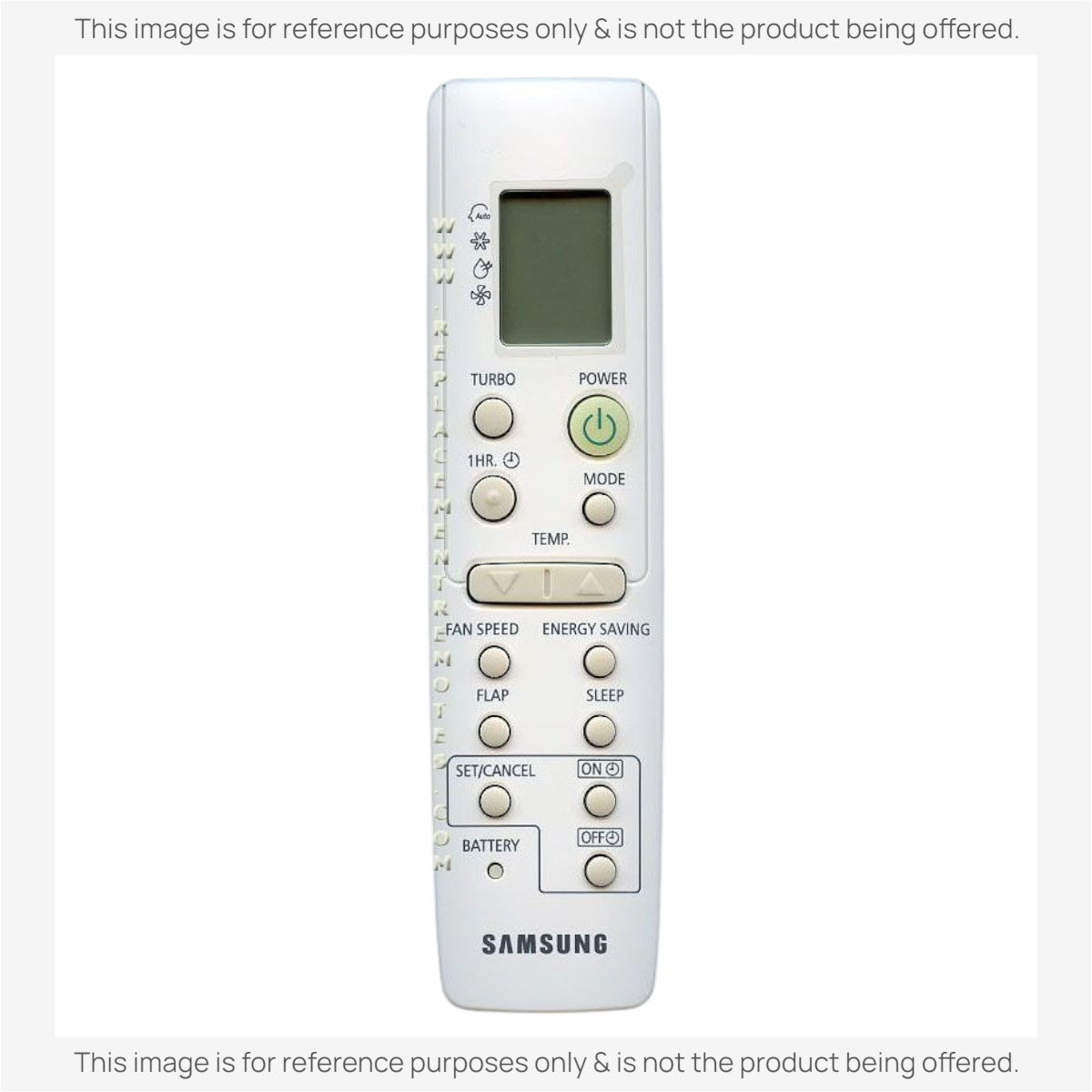 Anderic Substitute for Samsung DB93-03012A Air Conditioner Remote Control - DB9303012A [KTN828]