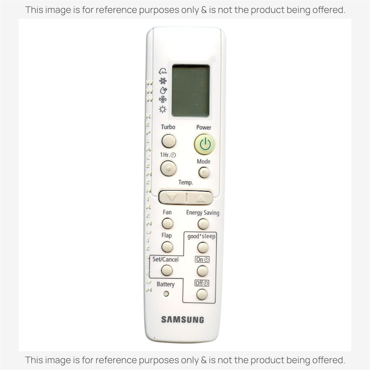 Anderic Substitute for Samsung ARH1409 Air Conditioner Remote Control [KTN828]