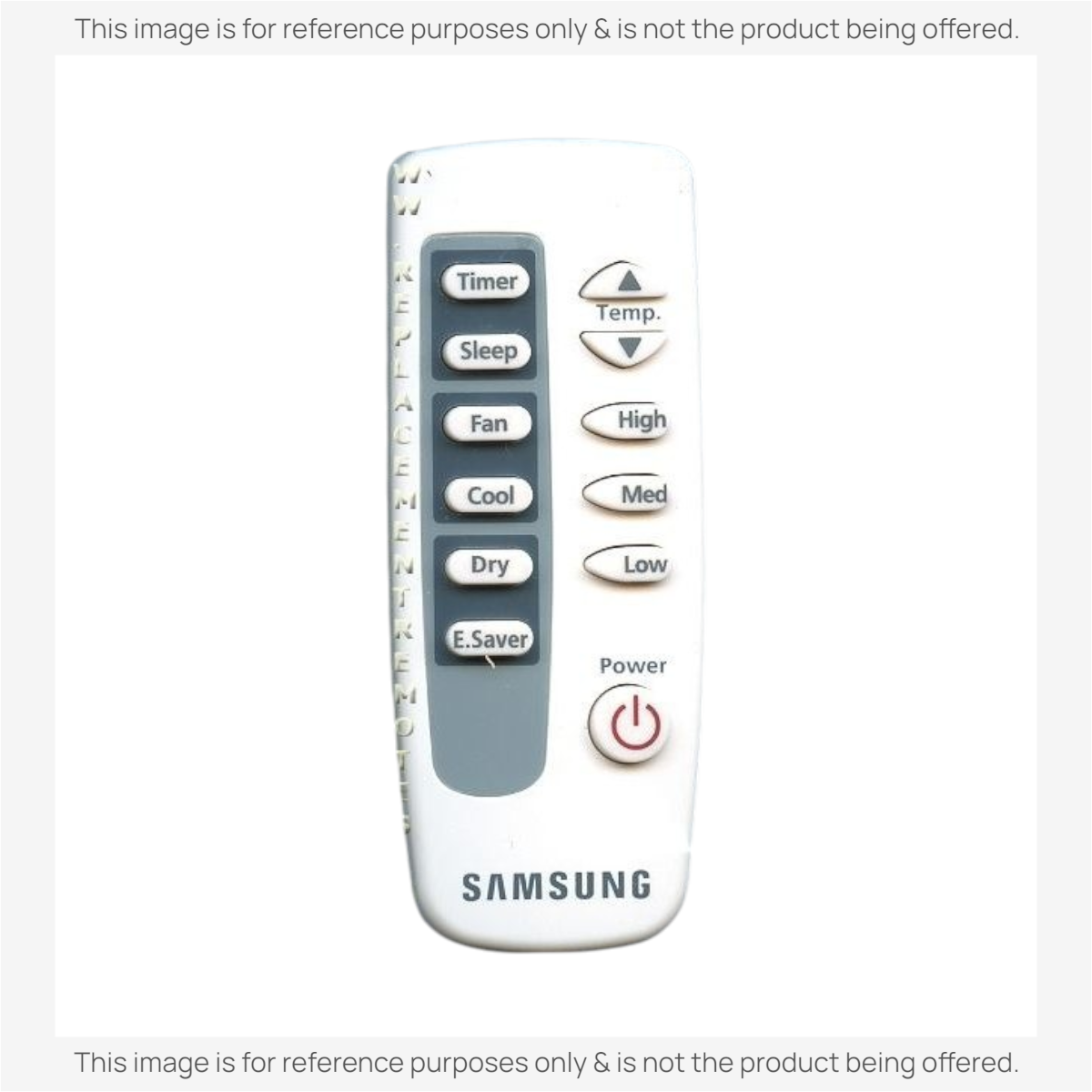 Anderic Substitute for Samsung ARC755 Window / Room Air Conditioner Remote Control DB93-03018V [ARC755]