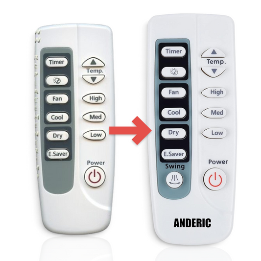 Anderic Substitute for Samsung ARC771 Air Conditioner Remote Control [ARC755]