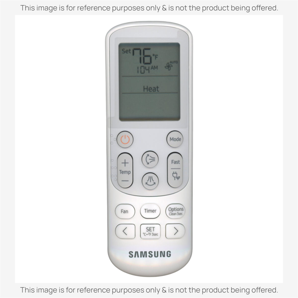 Anderic Substitute for Samsung ARH-5207 Mini Split Air Conditioner Remote Control | LCD Thermostatic Screen - DB96-24901G [KTN828]