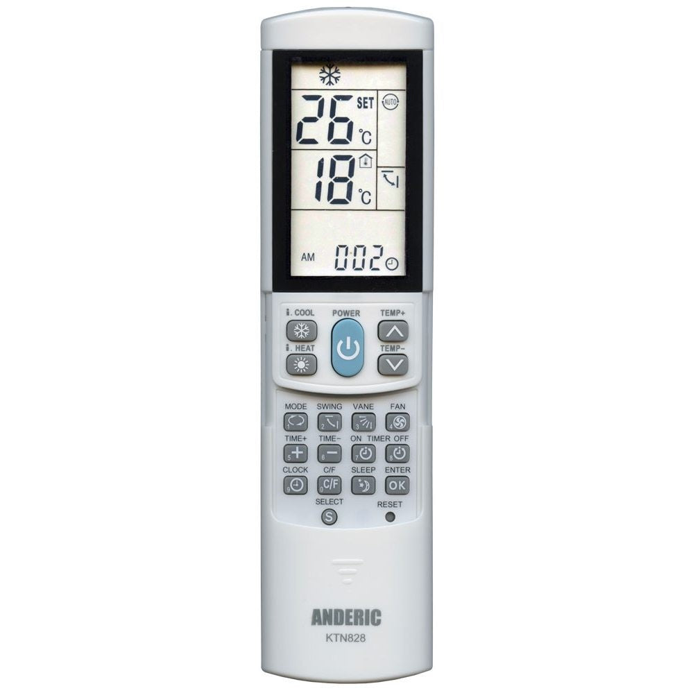 Anderic Substitute for Samsung DB96-24901V Air Conditioner Remote Control | Mini Split | LCD screen | Thermostatic - DB9624901V [KTN828]
