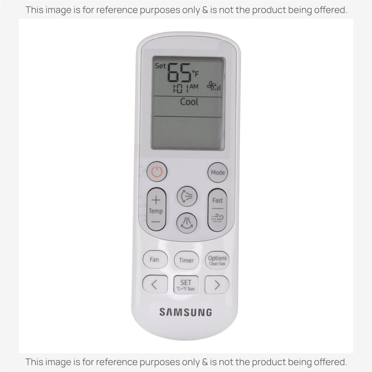 Anderic Substitute for Samsung DB96-25318V Mini Split Air Conditioner Remote Control | Thermostatic with LCD - DB9625318V [KTN828]