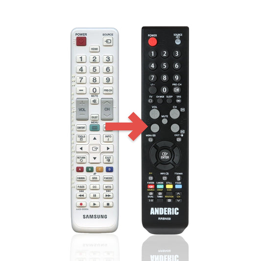 Anderic Substitute For Samsung AA59-00505A TV Remote Control - AA5900505A [RRBN59]