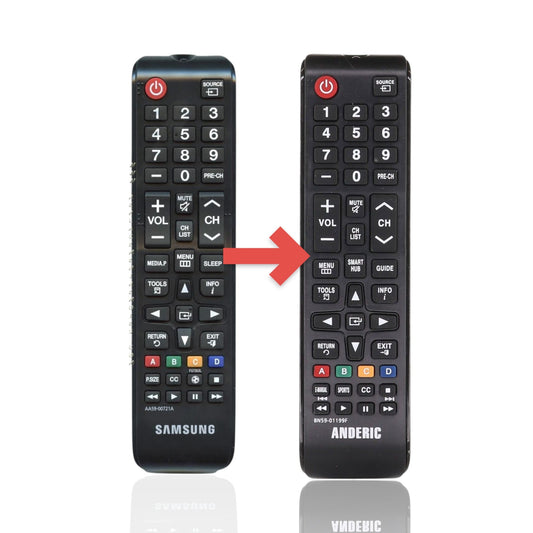 Anderic Substitute For Samsung AA59-00721A TV Remote Control - AA5900721A [BN5901199F]