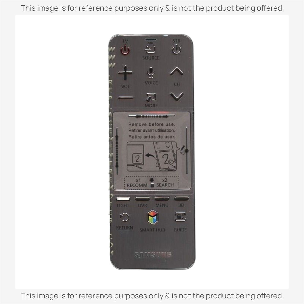 Anderic Substitute for Samsung AA59-00840A SMART TV Remote Control - AA5900840A [SR7557, No Voice / Touch Pad]