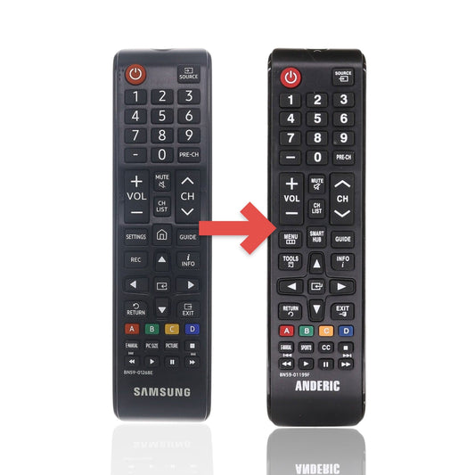 Anderic Substitute For Samsung BN59-01268E 2017 IR TV Remote Control - BN5901268E [BN5901199F]