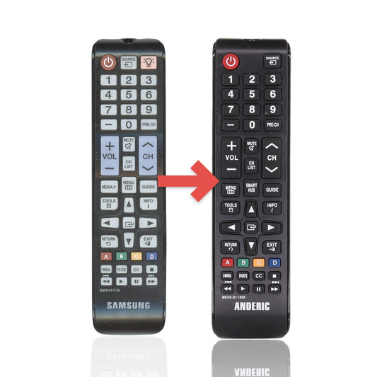 Anderic Substitute For Samsung BN59-01177A for 2013 TV Remote Control - BN5901177A [BN5901199F]