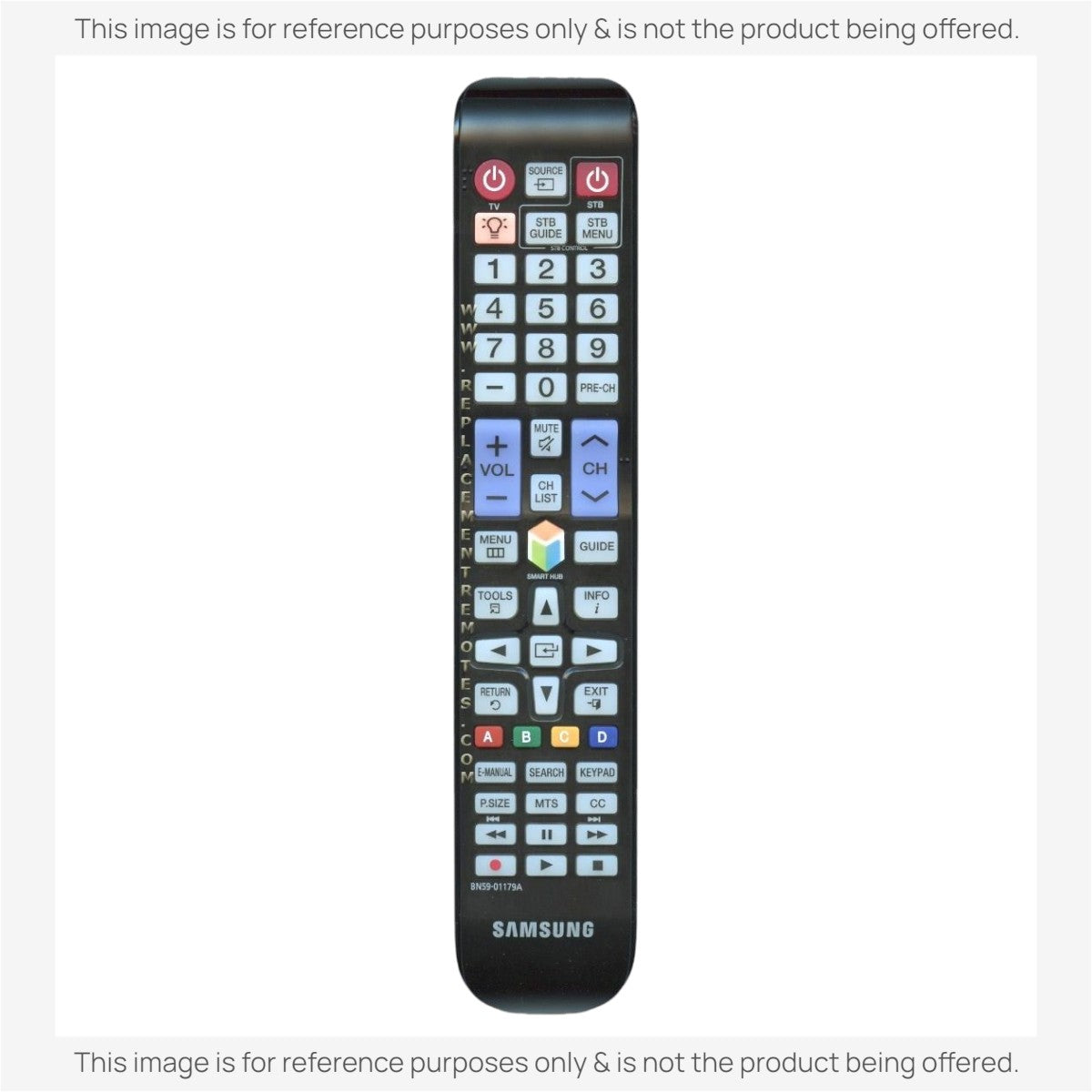 Anderic Substitute For Samsung BN59-01179A TV Remote Control - BN5901179A [RR580A]