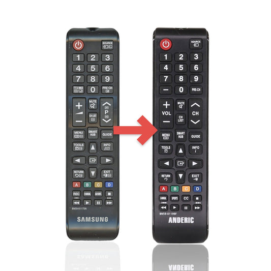 Anderic Substitute For Samsung BN59-01175N TV Remote Control - BN5901175N [BN5901199F]