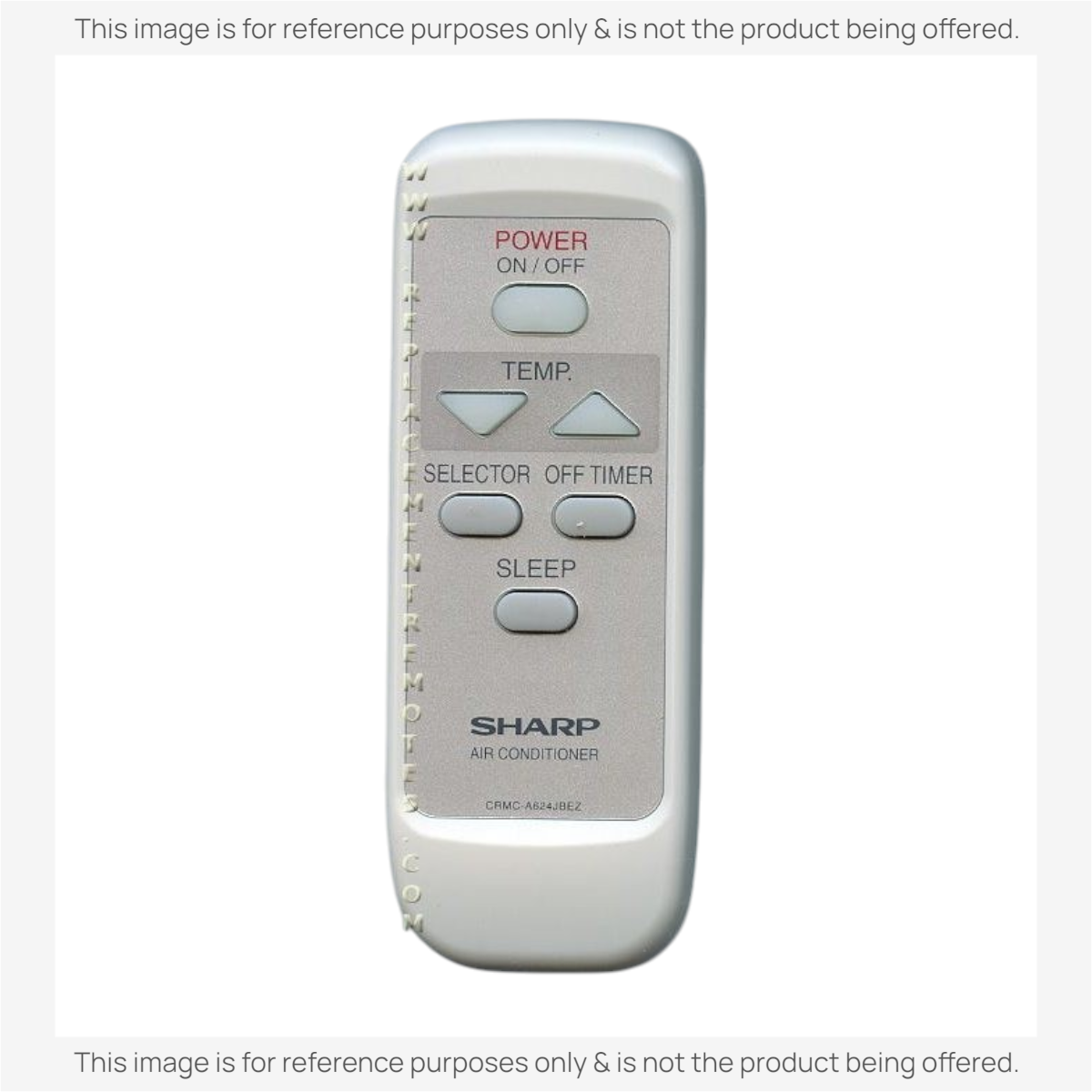 Anderic Substitute for Sharp CRMCA624JBEZ Air Conditioner Remote Control [KTN828]