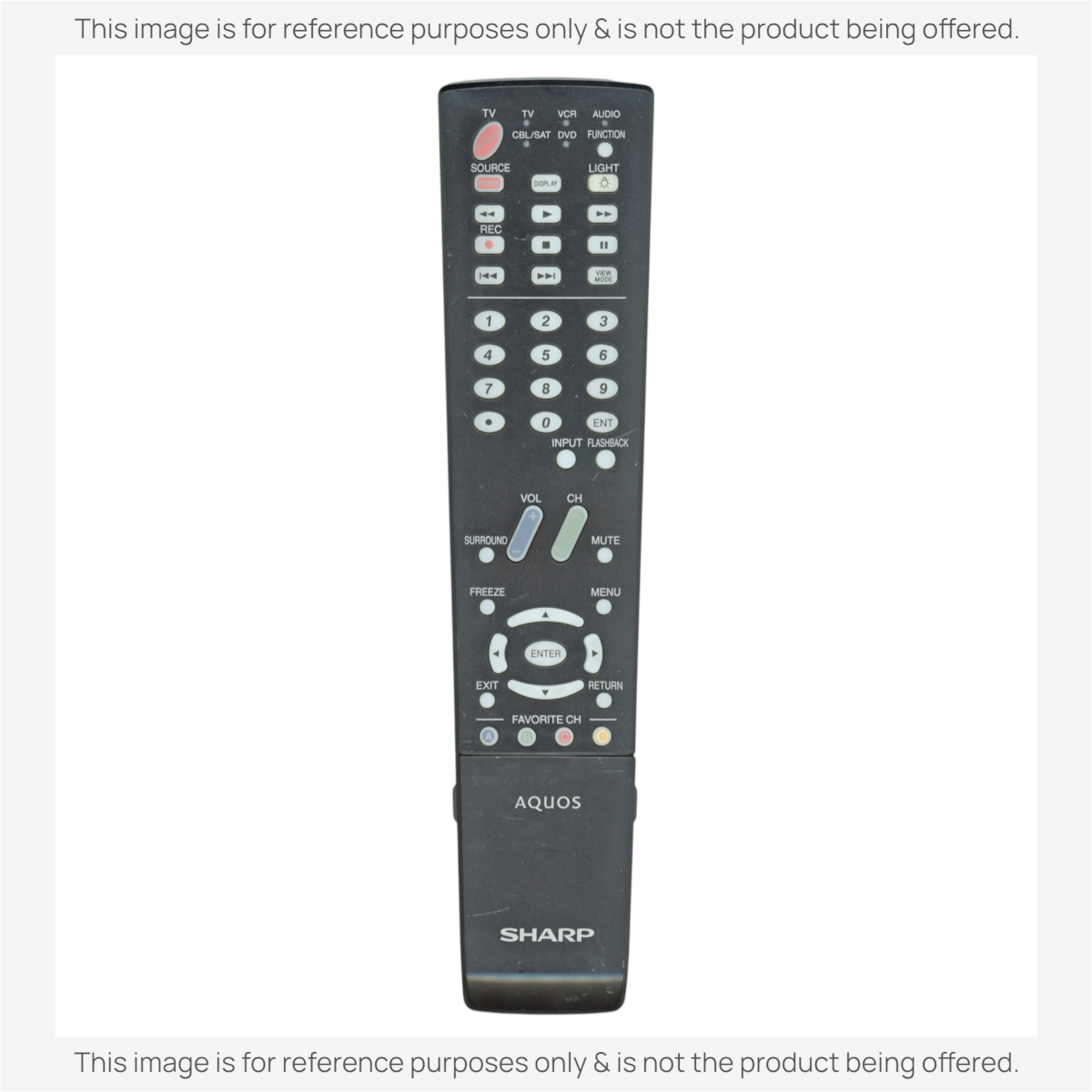Anderic Substitute for Sharp GA535WJSA TV Remote Control [RRGB118WJSA]