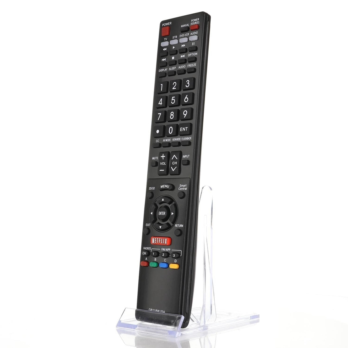 Anderic Substitute for Sharp RRMCGA840WJSA TV Remote Control [RRGB118WJSA]
