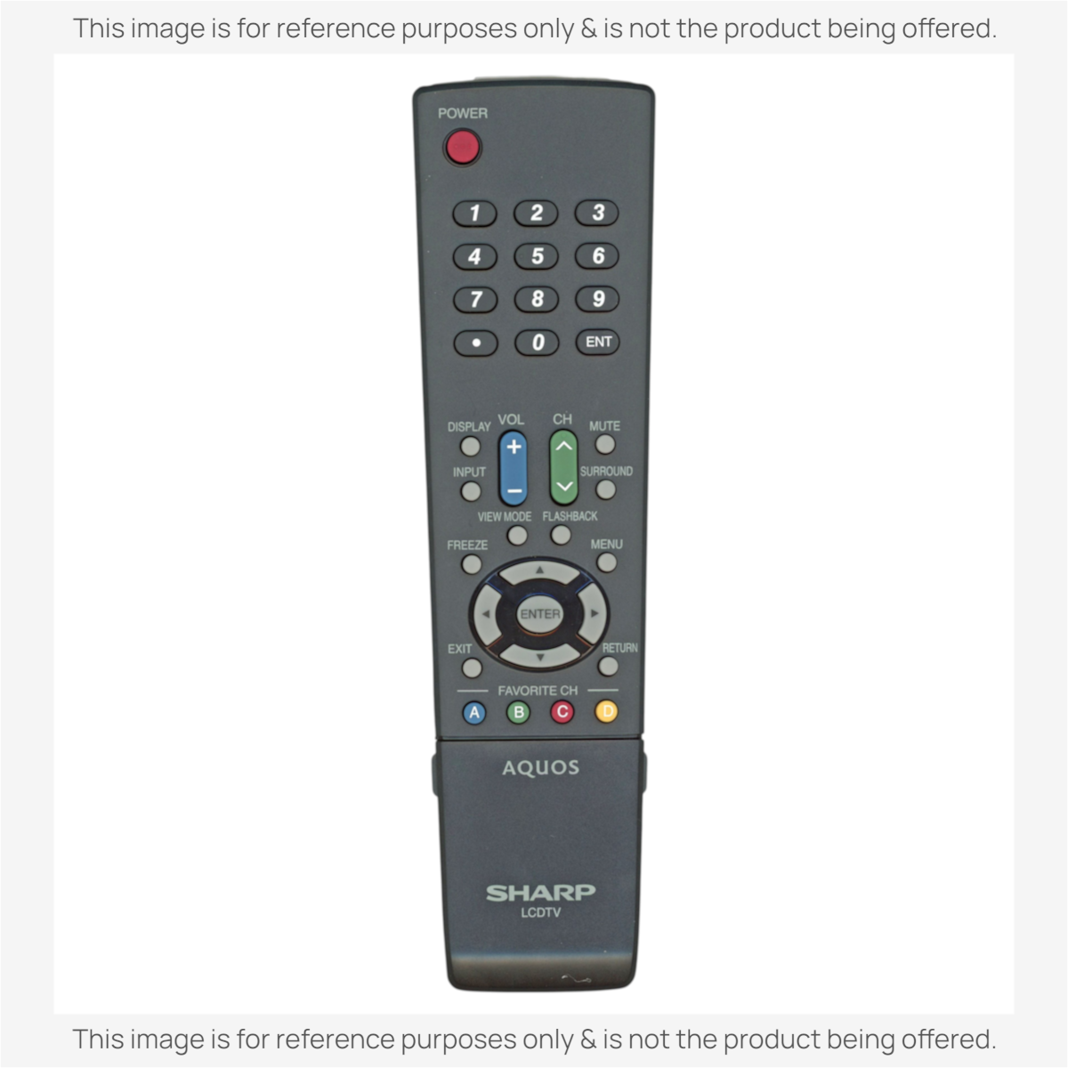 Anderic Substitute for Sharp GA549WJSA TV Remote Control [RRGB118WJSA]