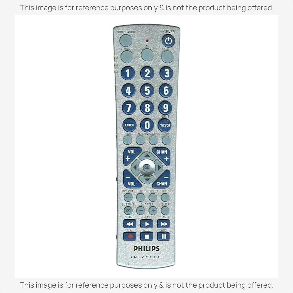 Anderic Substitute for Philips CL019 3-Device Universal Remote Control [RRU401]