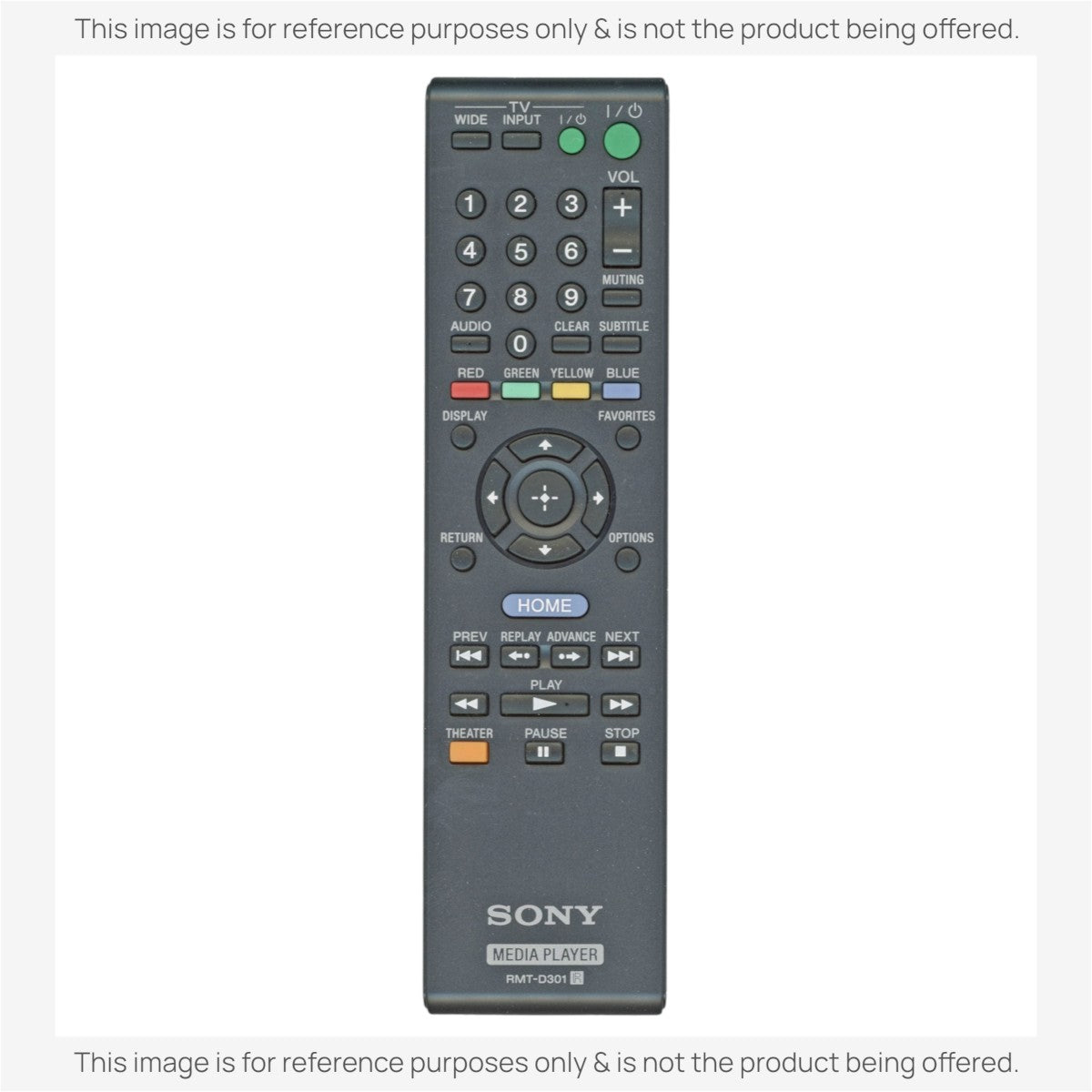 Anderic Substitute For Sony RMT-D301 Streaming Remote Control 148907111 [RMC12249]