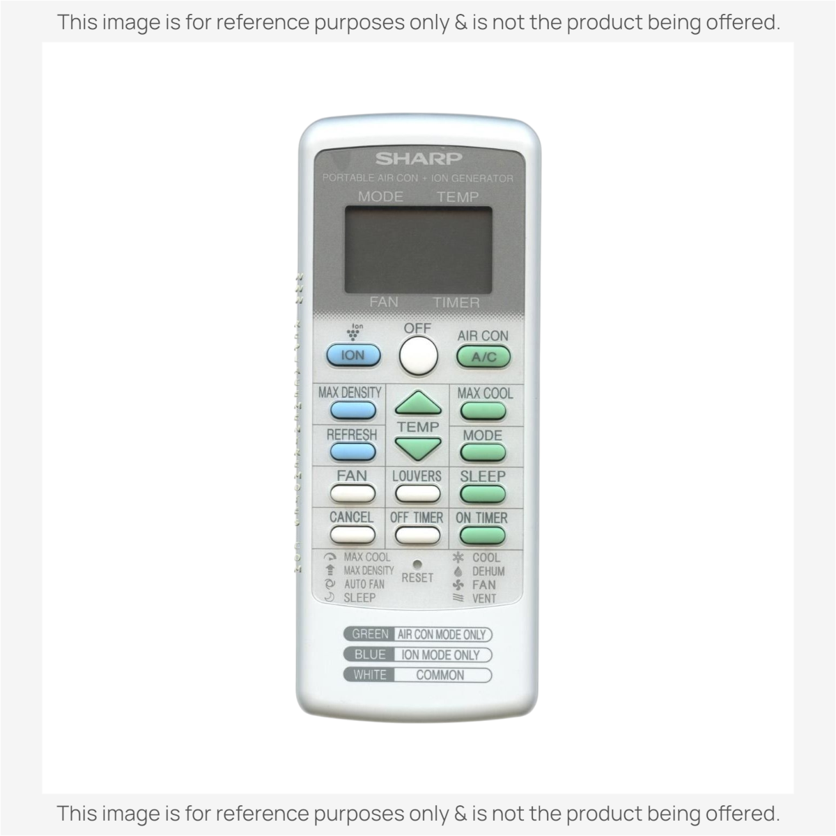Anderic Substitute for Sharp CRMCA810JBEZ Air Conditioner Remote Control [KTN828]