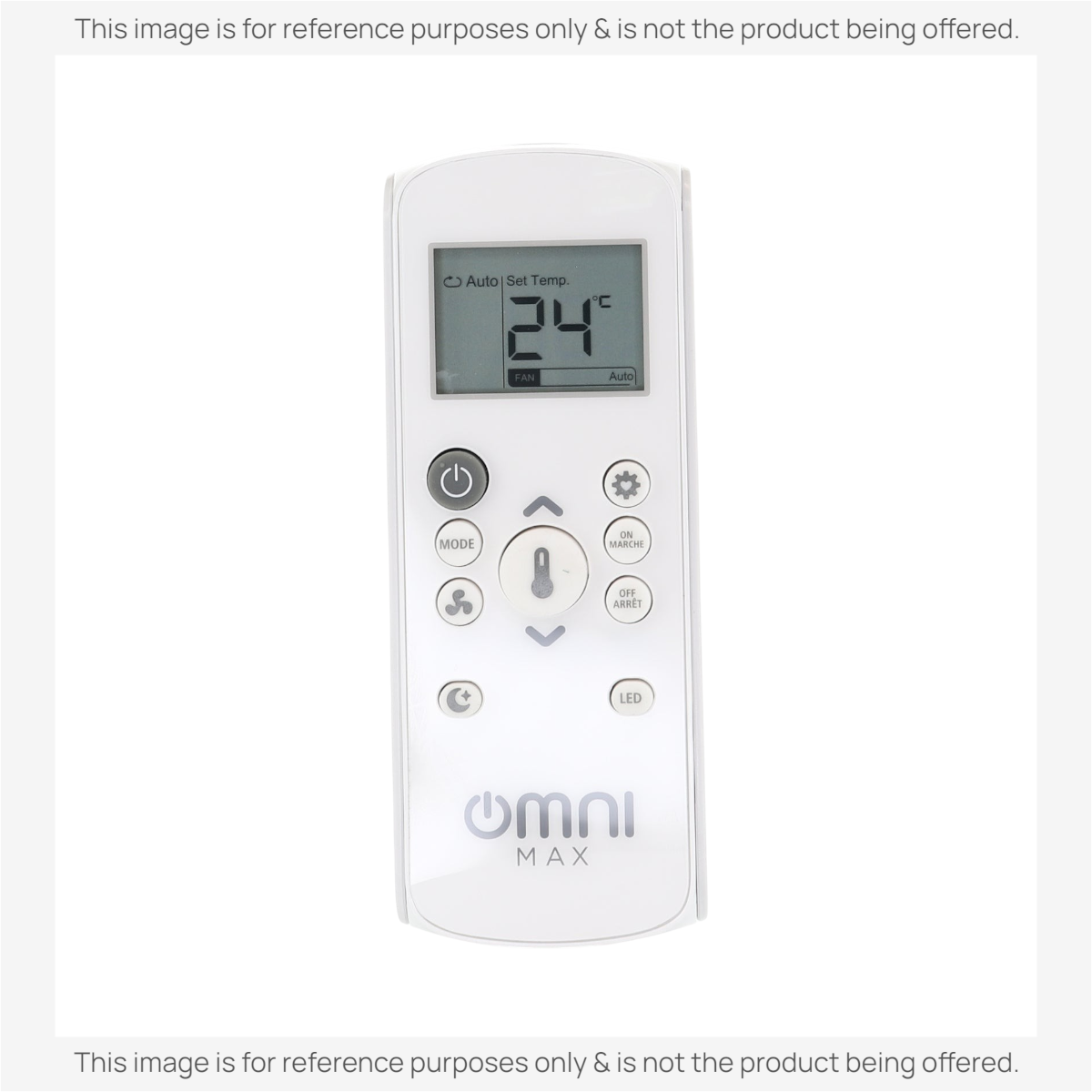 Anderic Substitute for Midea Omni RG57H1(B)/BGCE-M omni max Portable Air Conditioner Remote Control - 17317000A63232 [KTN828]