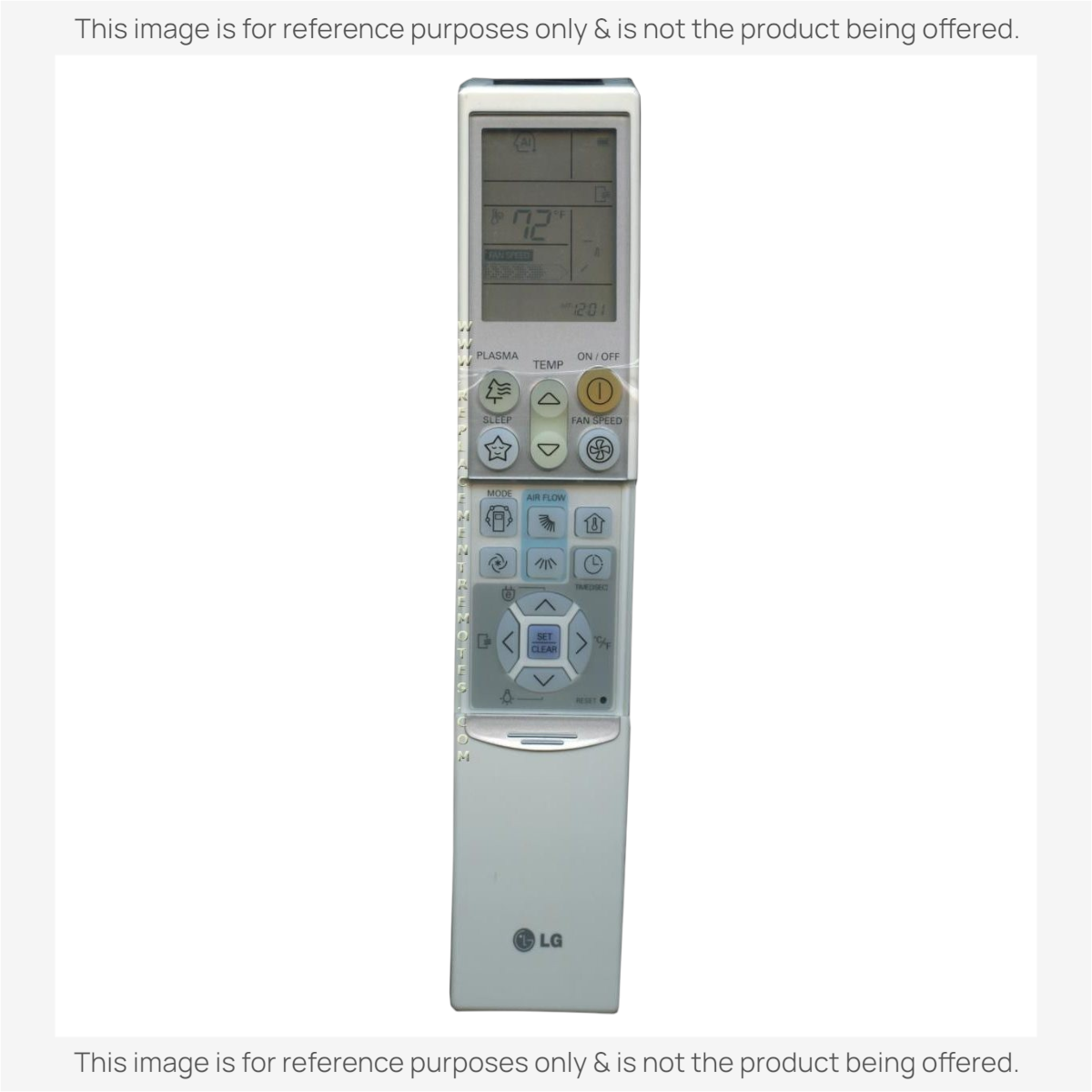 Anderic Substitute for LG AKB35149809 Air Conditioner Remote Control [KTN828]