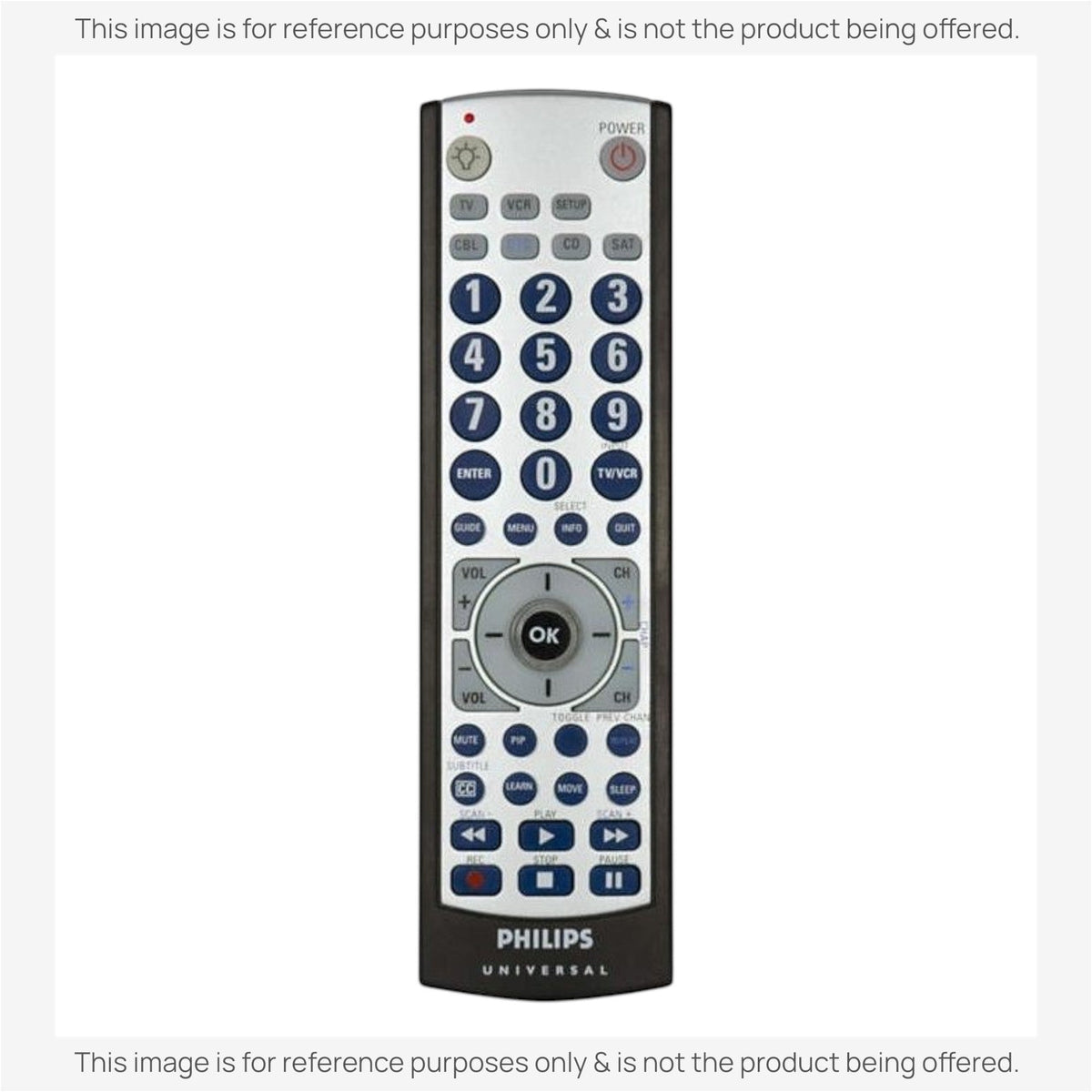 Anderic Substitute for Philips SRU4006/27 Advanced Universal Remote Control [RRU401]