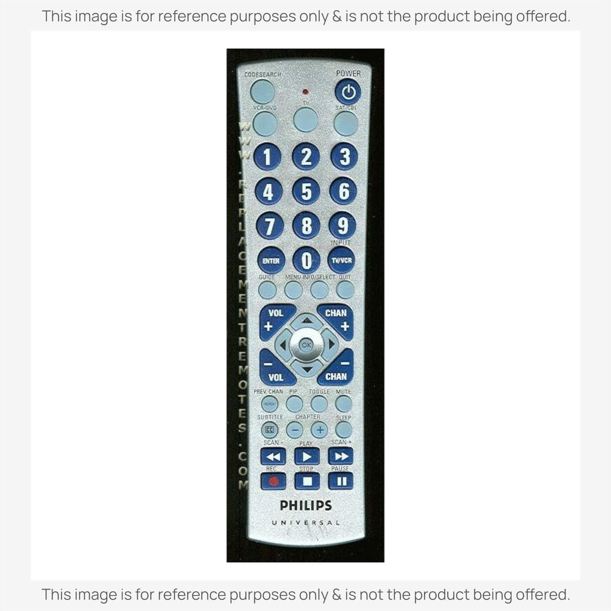 Anderic Substitute for Philips CL032 3-Device Universal Remote Control [RRU401]