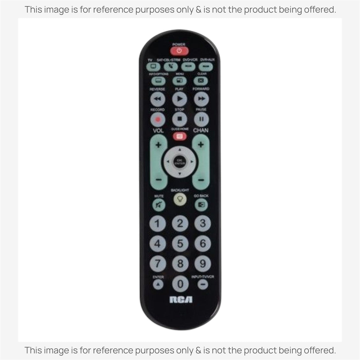 Anderic Substitute for RCA RCRBB04GZ 4-Device Universal Remote Control [RRU401]