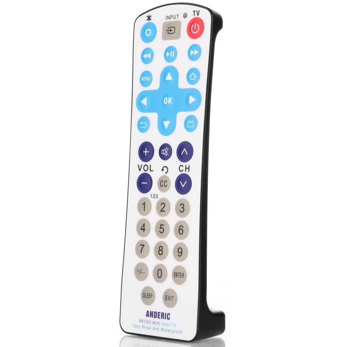 Anderic Substitute for RCA RCRHM02BR Membrane 1-Device Universal Remote Control [RR1003]