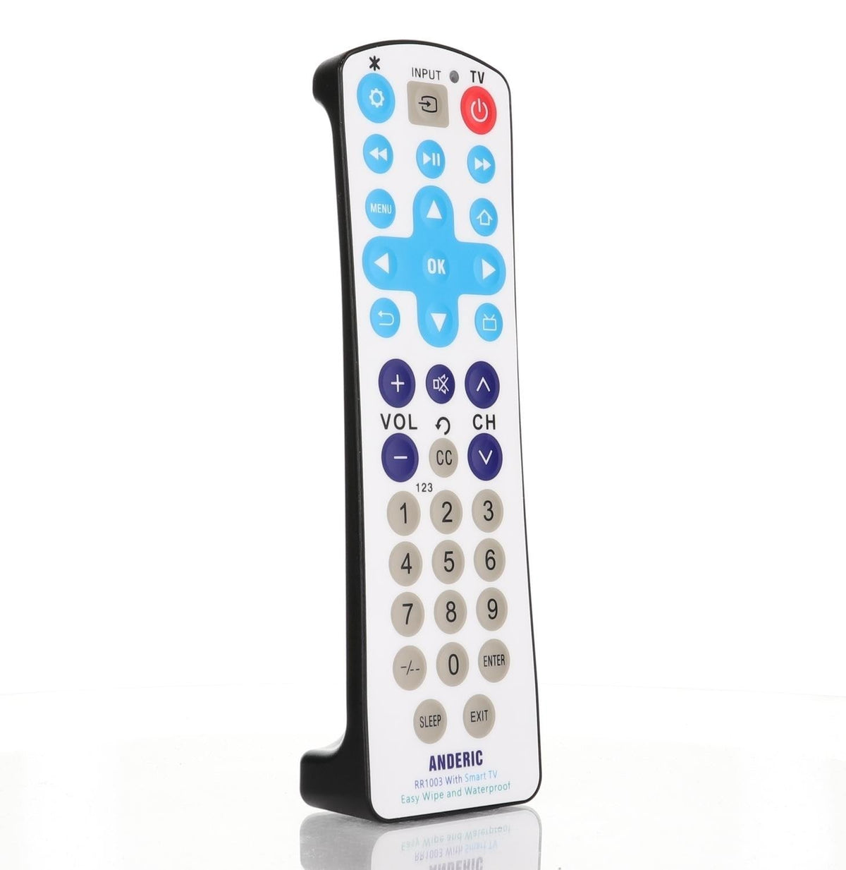 Anderic Substitute for RCA RCRHM02BR Membrane 1-Device Universal Remote Control [RR1003]