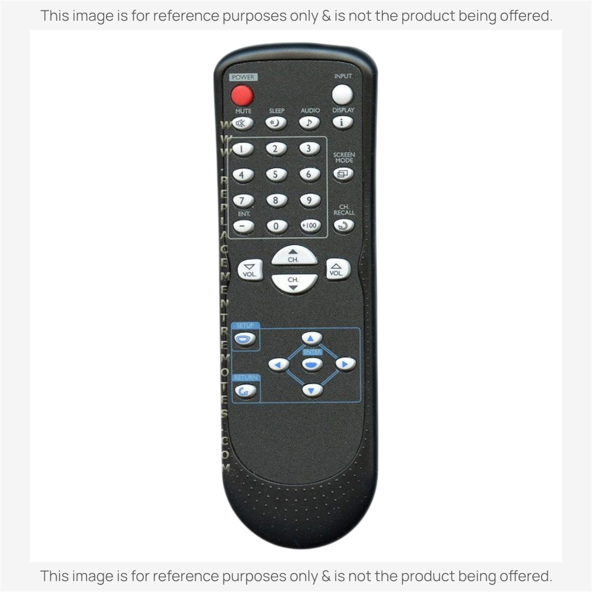 Anderic Substitute For Funai NF604UD TV Remote Control [RR015UD]
