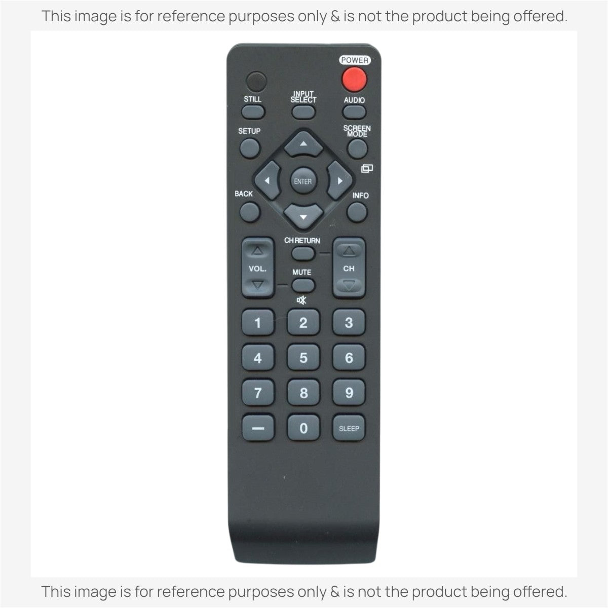 Anderic Substitute For Funai NH000UD Sylvania Emerson TV Remote Control [RR015UD]