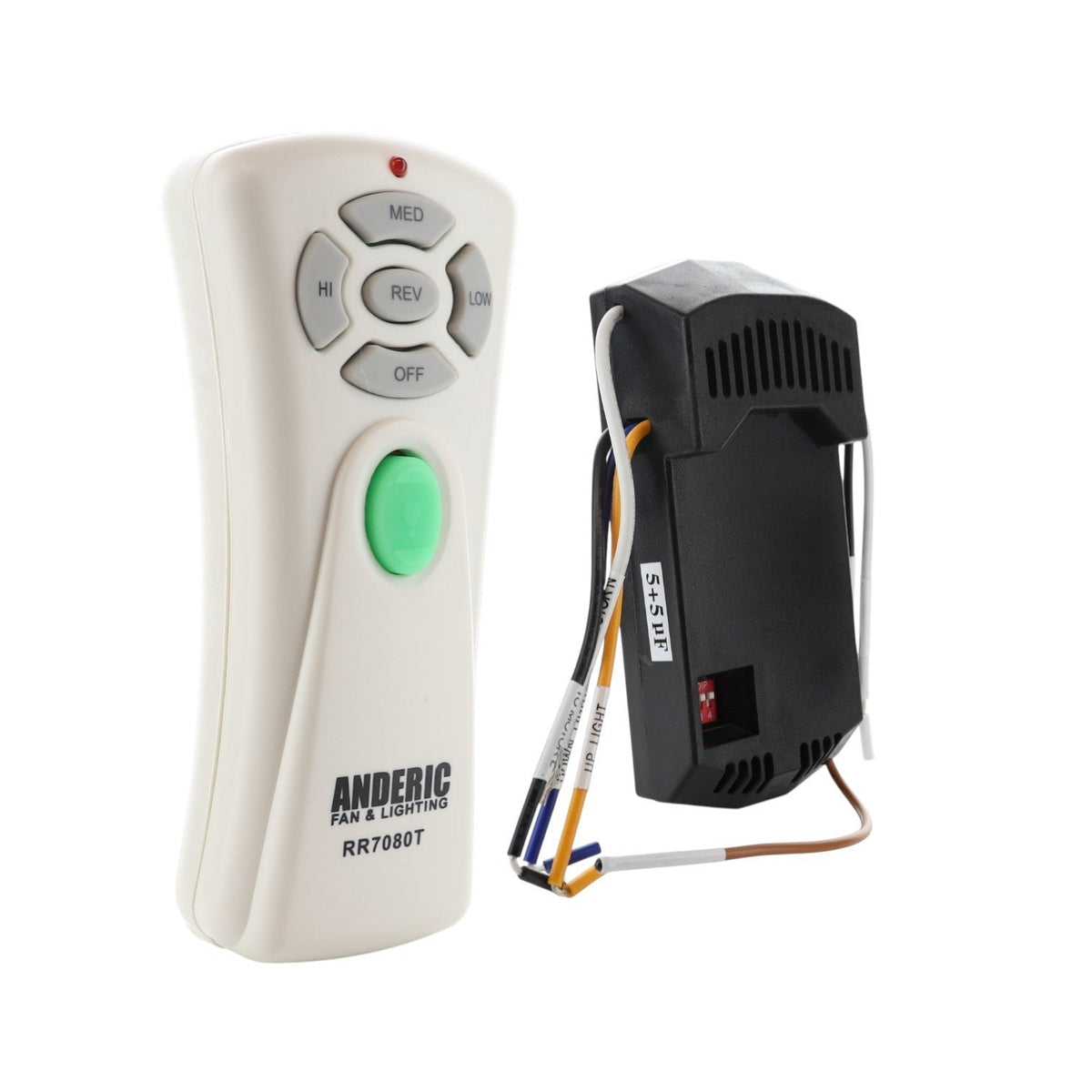 Anderic Substitute for Hampton Bay Windward III UC7067RK UP / Down Light Ceiling Fan Receiver - 7067KCB-62 [WindwardIIIKit]