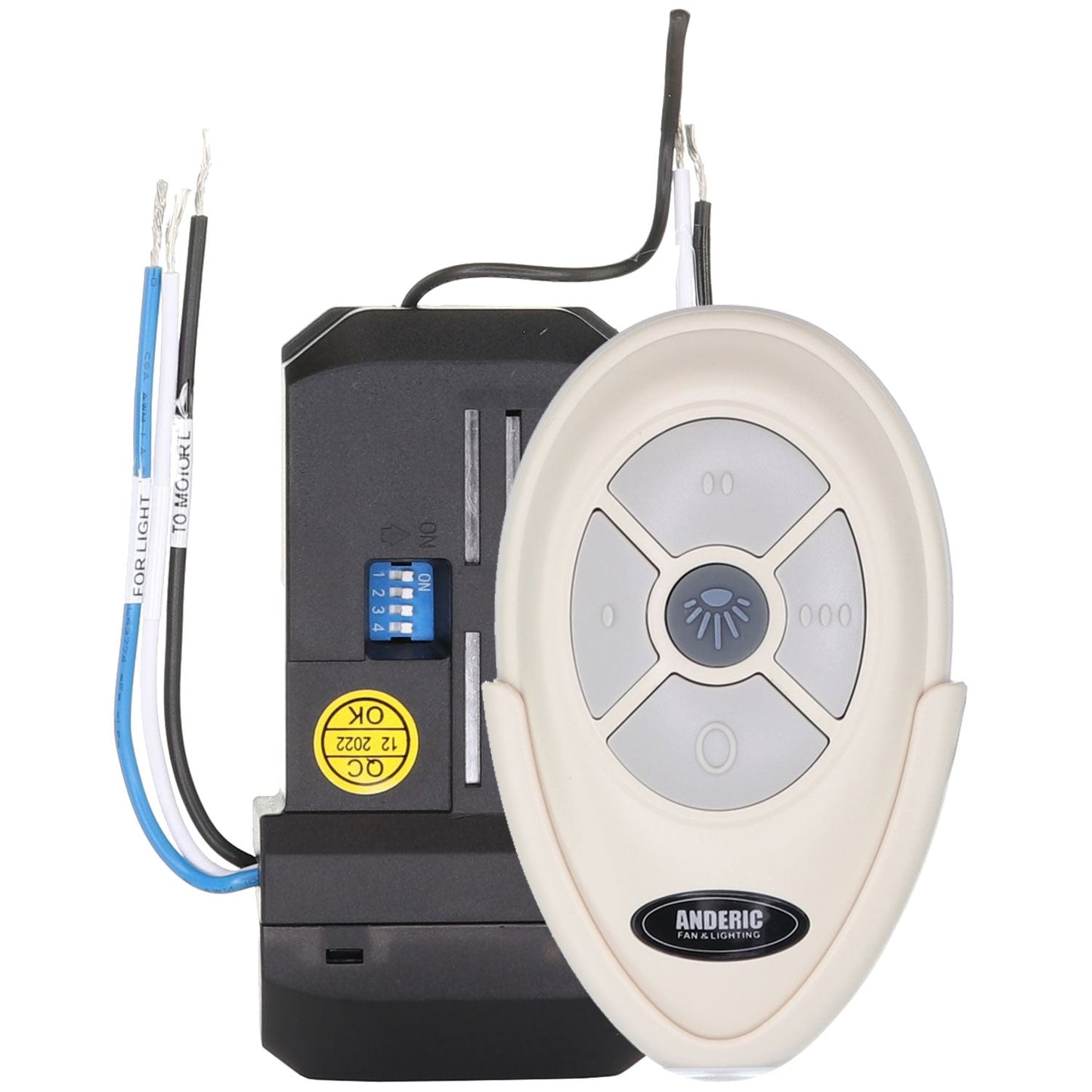 Substitute for Hunter KUJCE9103 Ceiling Fan Remote Control [FAN35T-UC7067FMRX-KIT]