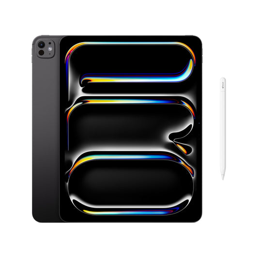 Apple iPad Pro 13-inch (M5): Ultra Retina XDR Display, 256GB, Landscape 12MP Front Camera/12MP Back Camera, LiDAR Scanner, Wi-Fi 7 with Apple N1, Face ID, All-Day Battery Life — Space Black