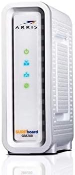 ARRIS SB8200 Surfboard Cable Modem Docsis 3.1 Gigabit Cable Modem Works with COX, Xfinity, Spectrum and Many Other (Renewed)