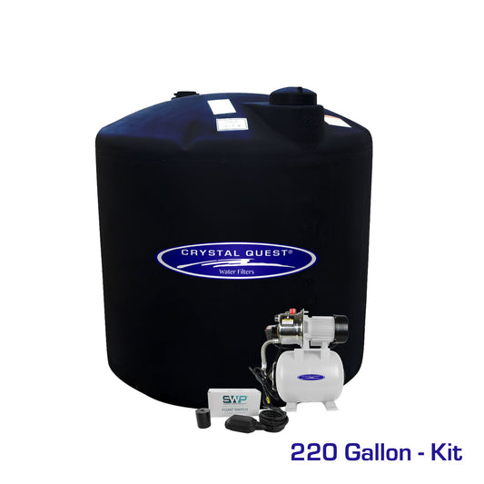 Atmospheric Storage Tank Kit with Pump - 220 Gallon
