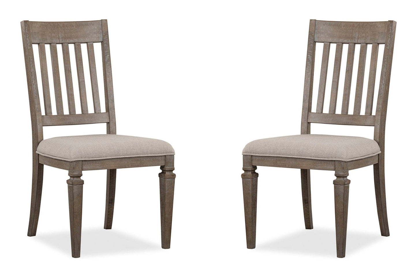 Lancaster - Dining Side Chair With Upholstered Seat (Set of 2) - Dovetail Gray