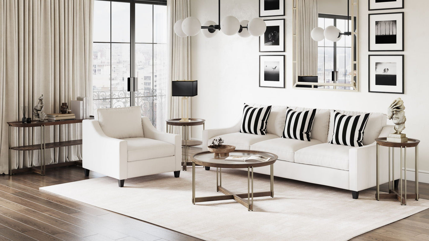 Hadleigh - Shaped Accent End Table