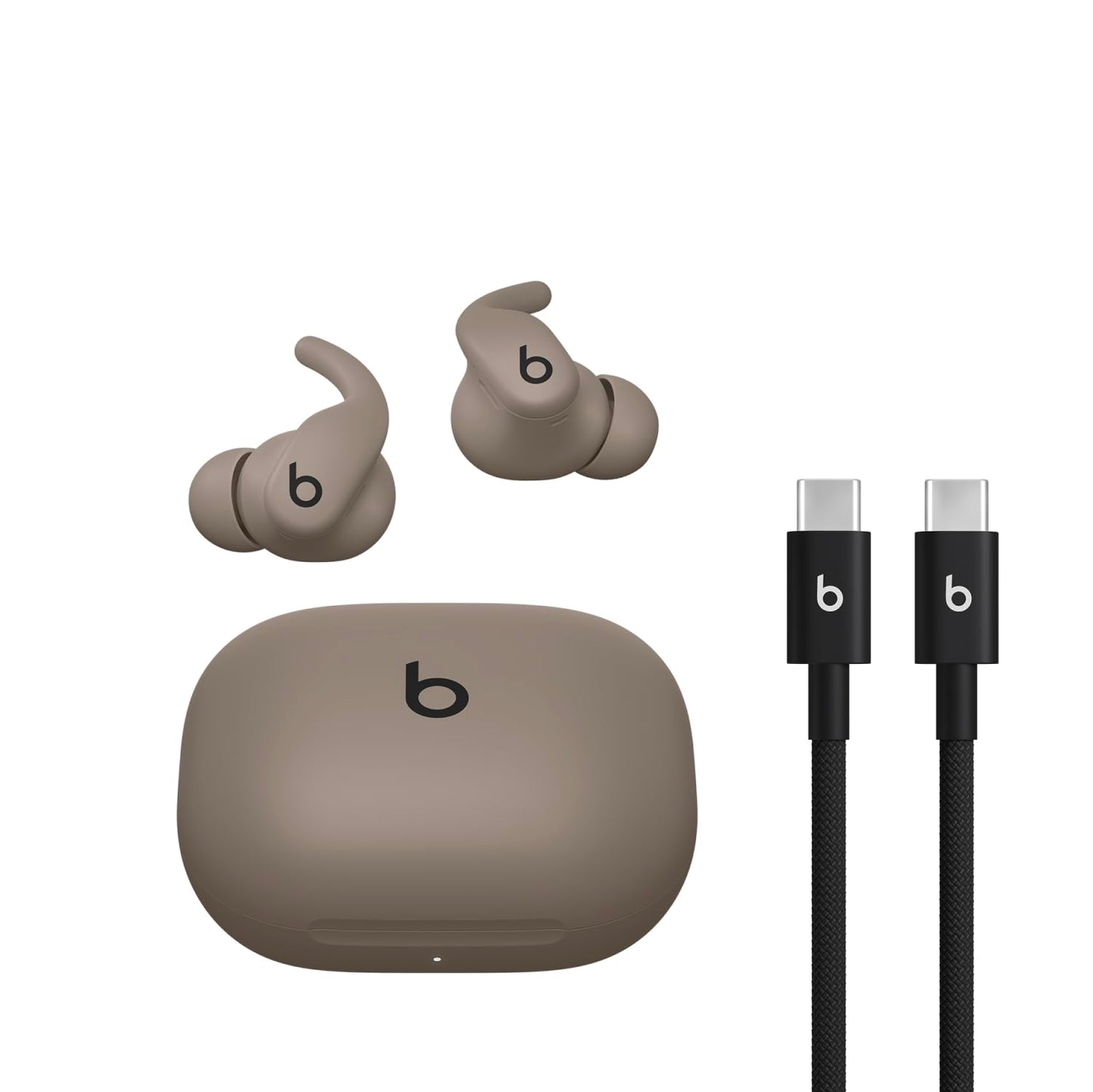 Beats Powerbeats Fit - Wireless Noise Cancelling Workout Earbuds with Secure-Fit Wingtips, Up to 30-Hour Battery Life, Sweat & Water Resistant, Apple & Android Compatible - Jet Black