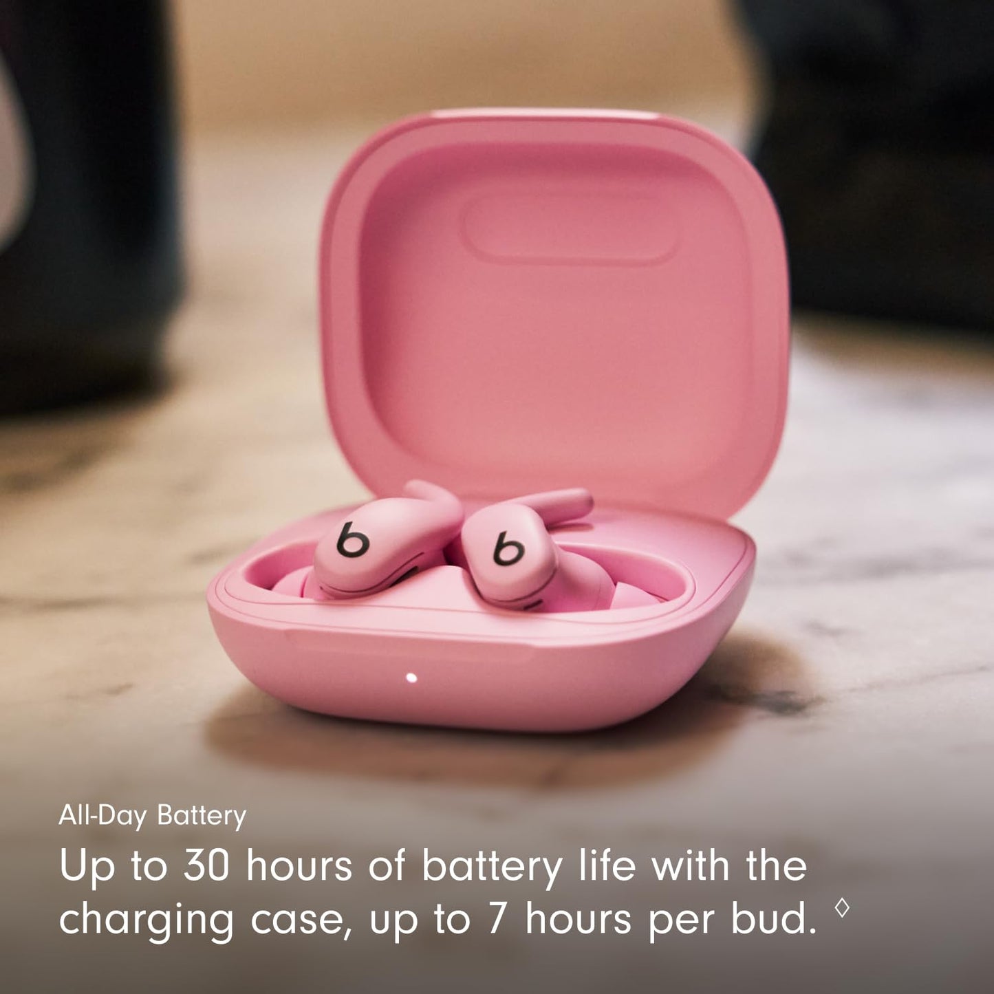 Beats Powerbeats Fit - Wireless Noise Cancelling Workout Earbuds with Secure-Fit Wingtips, Up to 30-Hour Battery Life, Sweat & Water Resistant, Apple & Android Compatible - Jet Black