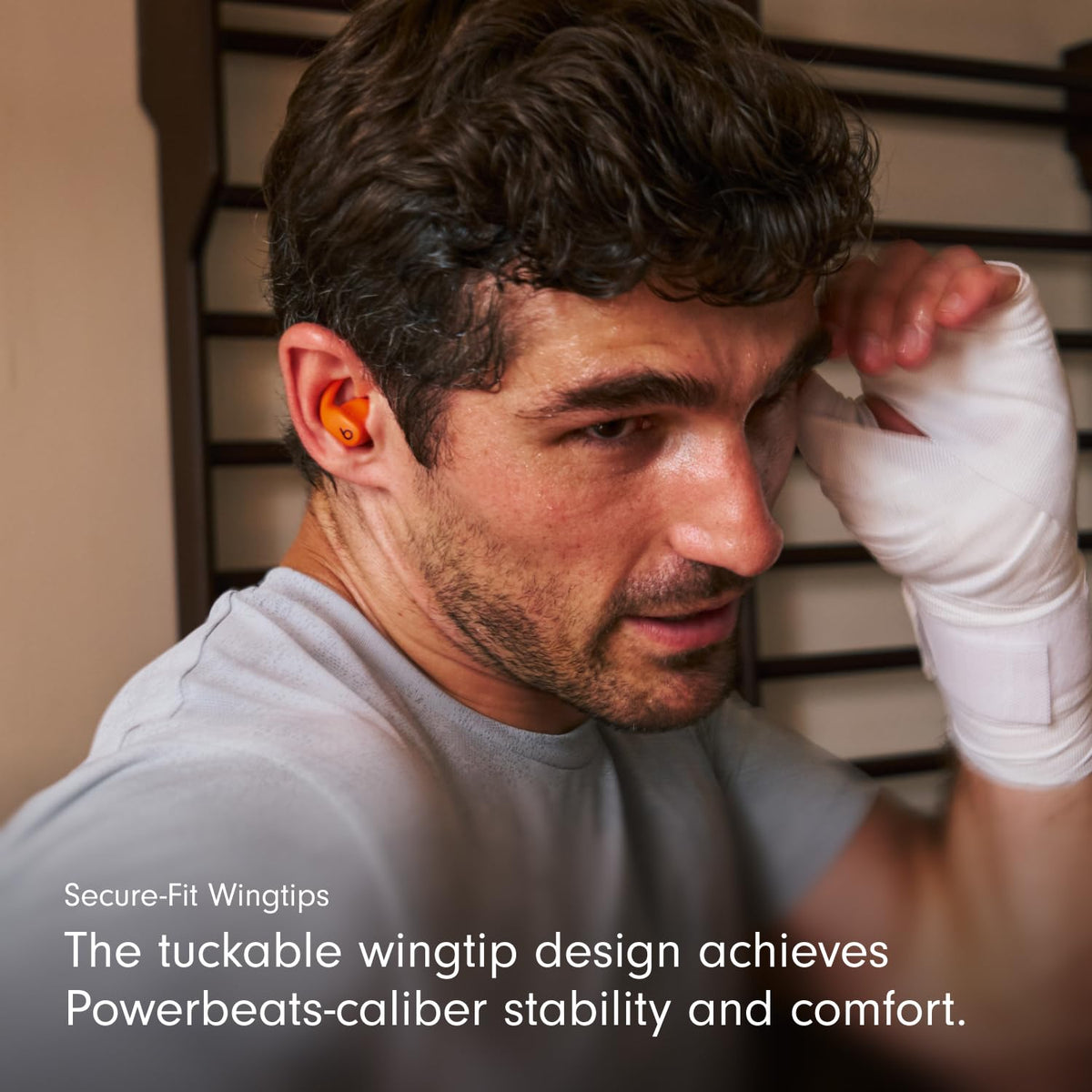 Beats Powerbeats Fit - Wireless Noise Cancelling Workout Earbuds with Secure-Fit Wingtips, Up to 30-Hour Battery Life, Sweat & Water Resistant, Apple & Android Compatible - Jet Black