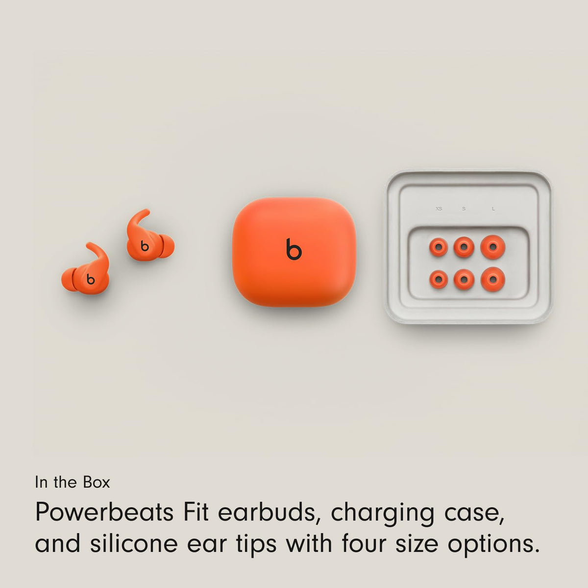 Beats Powerbeats Fit - Wireless Noise Cancelling Workout Earbuds with Secure-Fit Wingtips, Up to 30-Hour Battery Life, Sweat & Water Resistant, Apple & Android Compatible - Jet Black