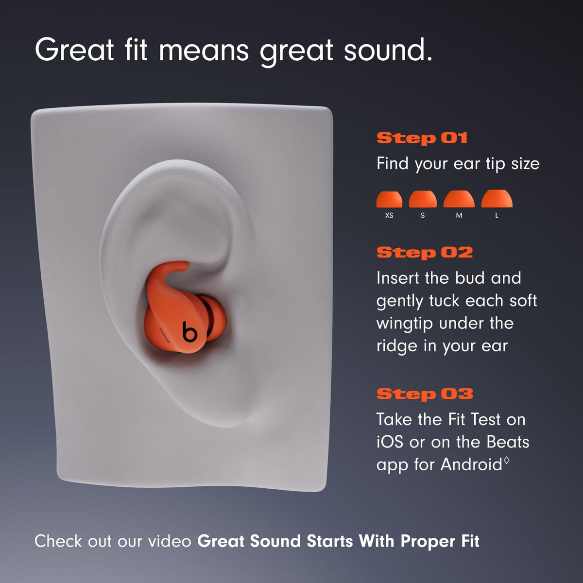 Beats Powerbeats Fit - Wireless Noise Cancelling Workout Earbuds with Secure-Fit Wingtips, Up to 30-Hour Battery Life, Sweat & Water Resistant, Apple & Android Compatible - Jet Black