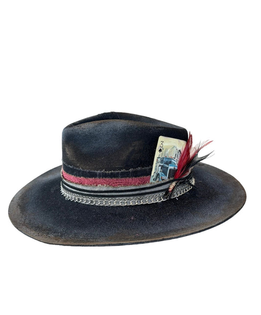 Black Custom Diesel Freak western Hat