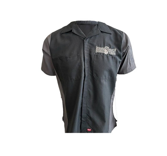 Black & Grey Diesel Freak Work Shirt