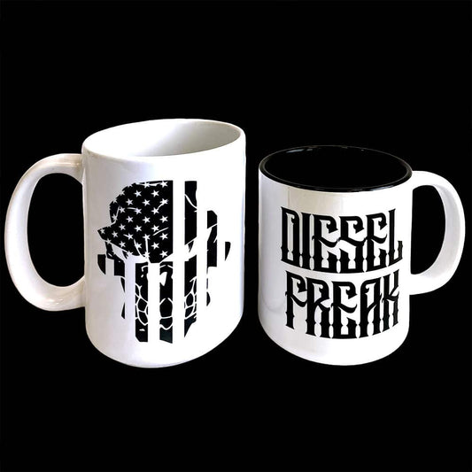 Black Out Flag Skully Coffee Mug